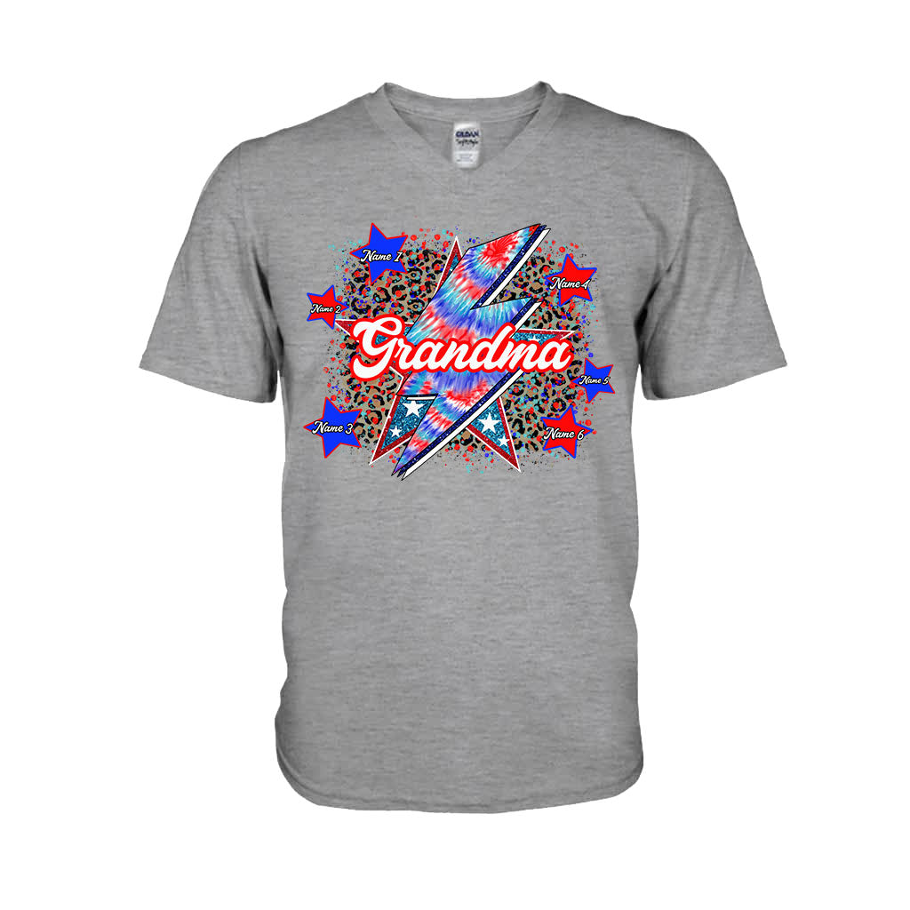 Grandma - Personalized Independence Day T-shirt and Hoodie