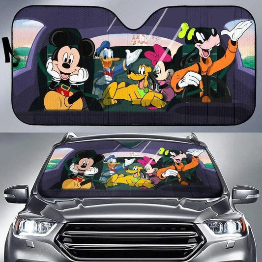 Mouses And Friends Mouse Car Sunshade 0823