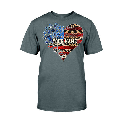 The July Cat Mom - Personalized Independence Day Dog T-shirt and Hoodie