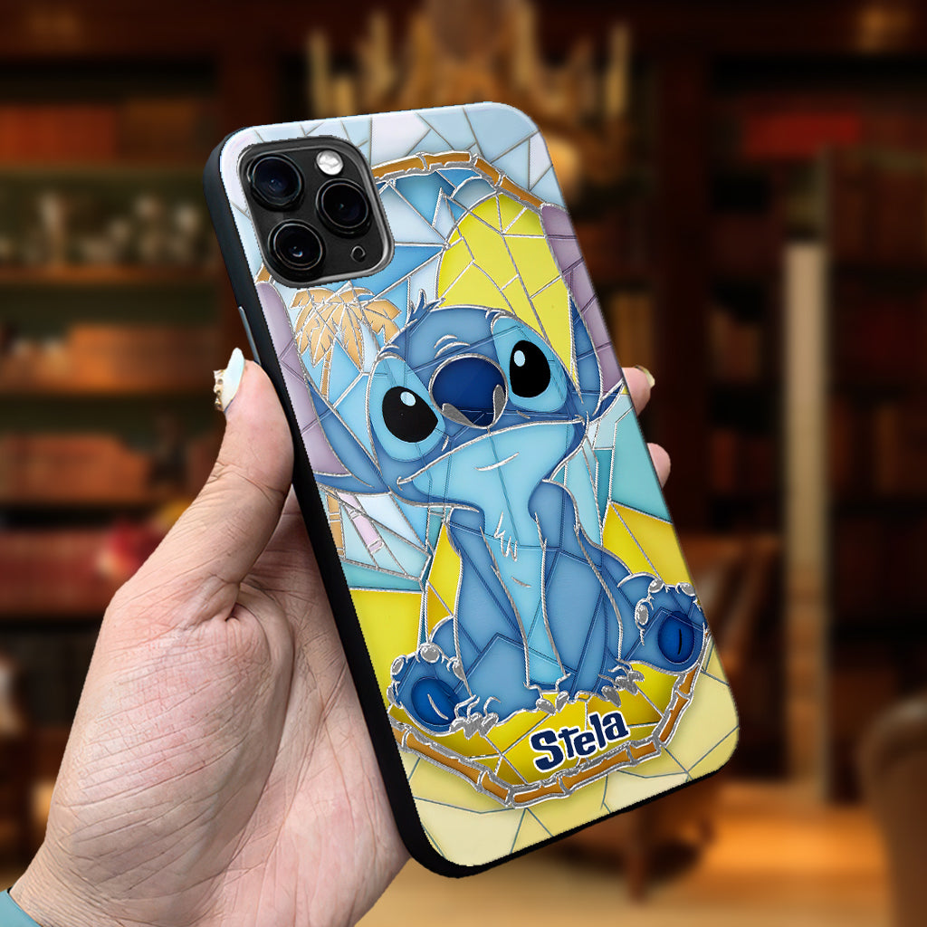 Stained Glass Hawaii - Personalized Ohana Phone case