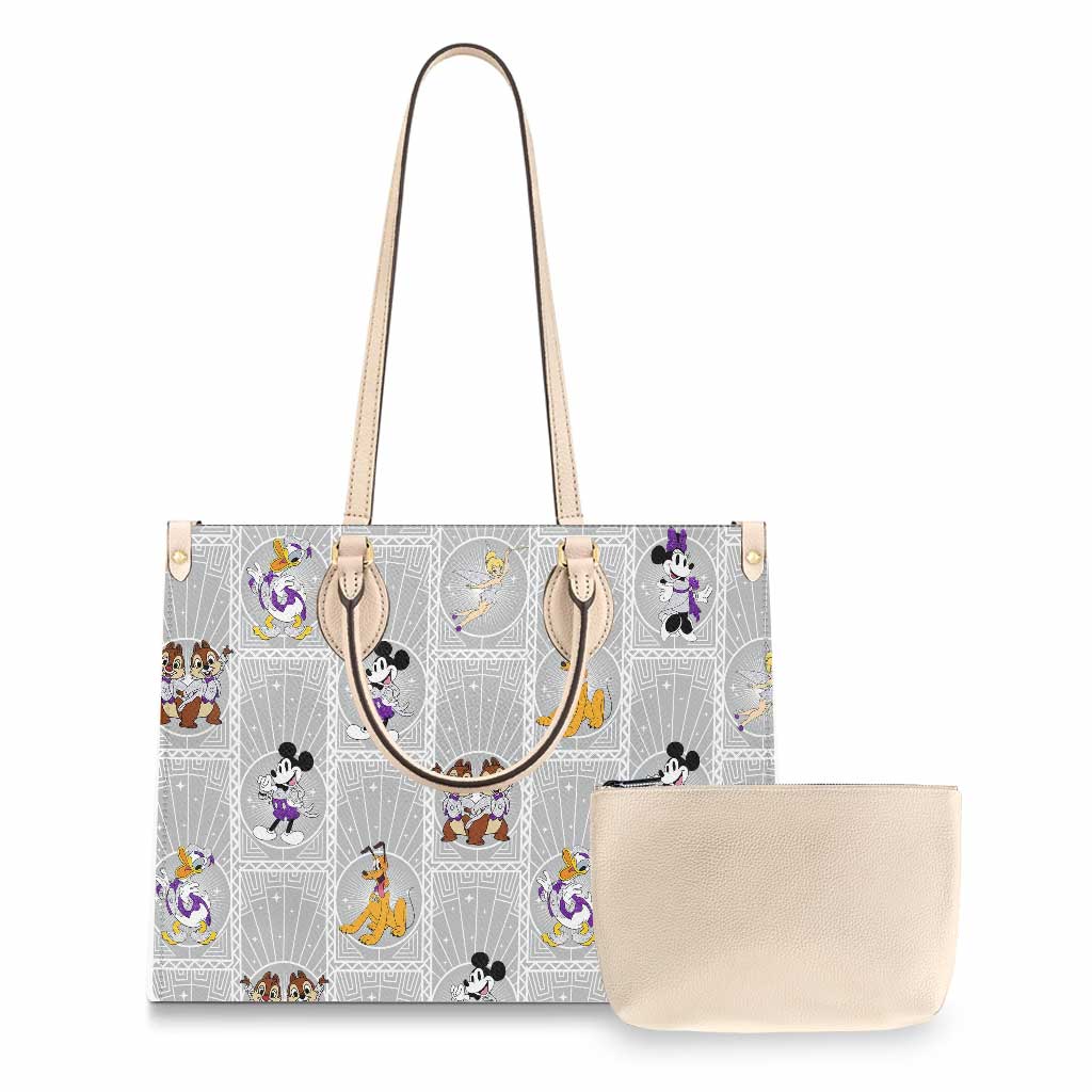 100 Years Of Wonder - Mouse Leather Handbag