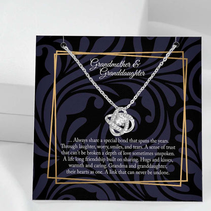 Grandma Sweet Grandma Gift Grandma Gift - Grandma Love Knot Necklace 0921