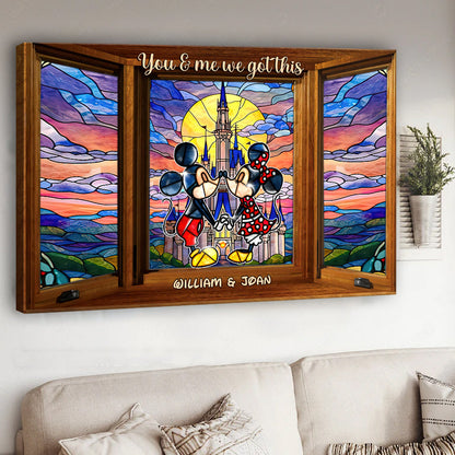 You And Me We Got This - Personalized Mouse Canvas And Poster
