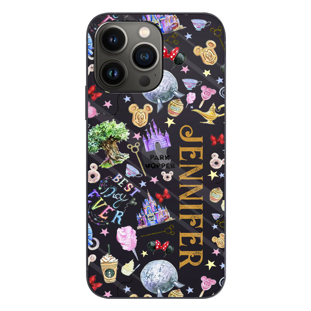 Lovely Mouse Ears - Personalized Mouse Clear Phone Case