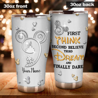 First Think - Personalized Mouse Tumbler