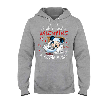 I Don't Need A Valentine - Personalized Valentine Mouse T-shirt and Hoodie