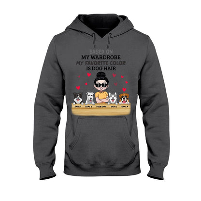 My Favorite Color Is Dog Hair - Personalized Dog T-shirt and Hoodie