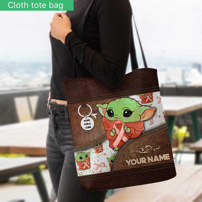 Hope For A Cure - Personalized Multiple Sclerosis Awareness Tote Bag