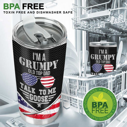 Top Dad - Personalized Independence Day Tumbler