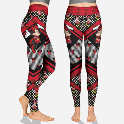 Daisy Mouse Ears - Personalized Hoodie And Leggings