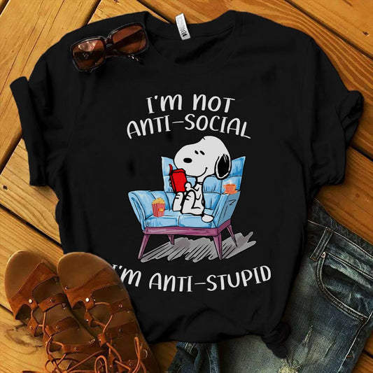 I'm Not Anti Social T-shirt and Hoodie 0823