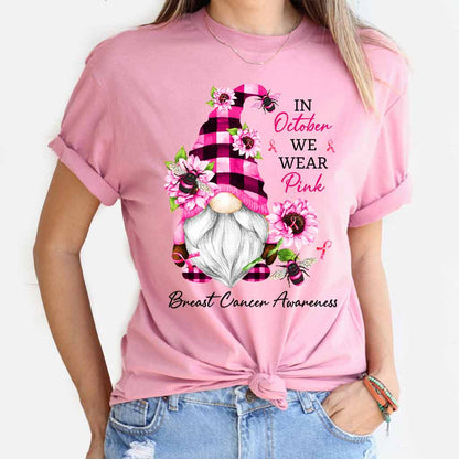 In October We Wear Pink - Breast Cancer Awareness T-shirt and Hoodie 102021