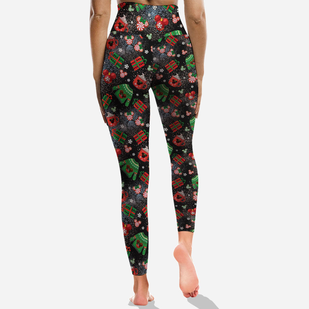 Merry Christmas - Personalized Christmas Mouse Hoodie and Leggings