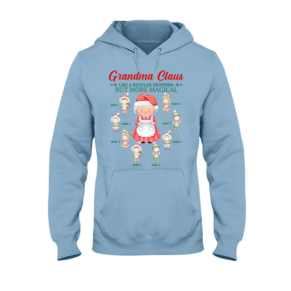 Grandma Claus - Personalized Christmas Grandma T-shirt and Hoodie