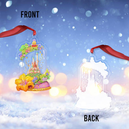Tangled Kingdom Terrarium - Christmas Mouse Transparent Ornament