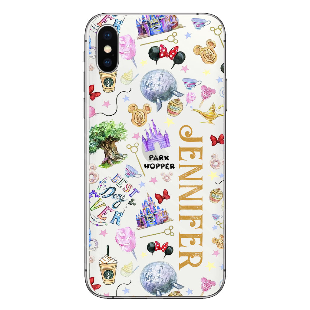 Lovely Mouse Ears - Personalized Mouse Clear Phone Case