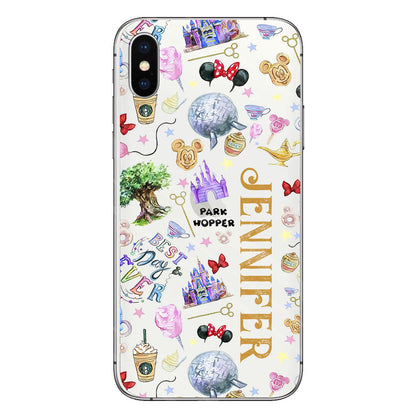 Lovely Mouse Ears - Personalized Mouse Clear Phone Case