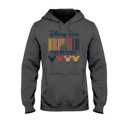 Scan For Payment - Personalized Father's Day Mouse T-shirt and Hoodie