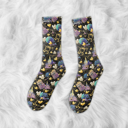 50 Years Of Magic - Personalized Mouse Socks