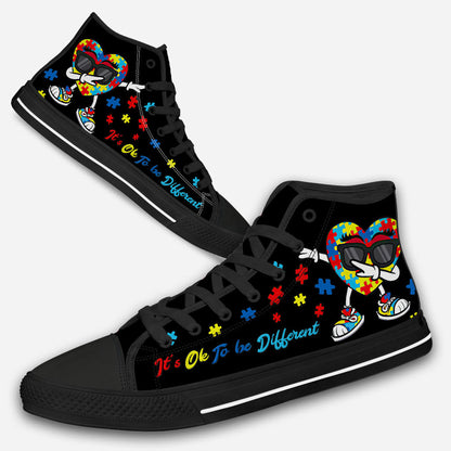 Choose Kind Autism Awareness High Top Shoes 0622