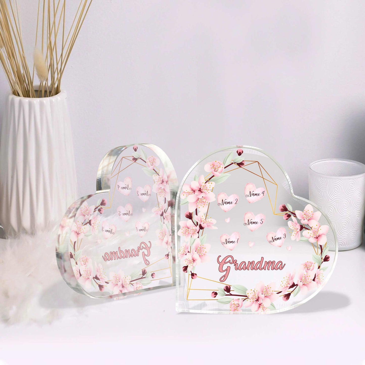 Grandma - Personalized Grandma Custom Shaped Acrylic Plaque