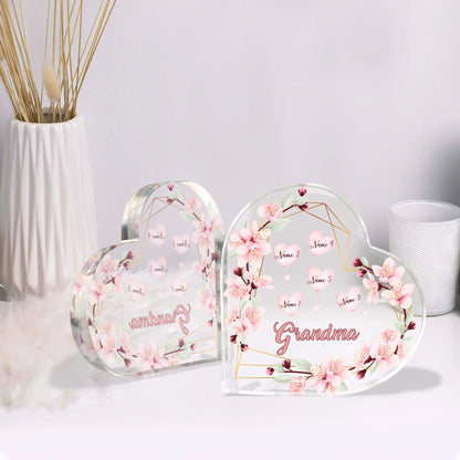 Grandma - Personalized Grandma Custom Shaped Acrylic Plaque