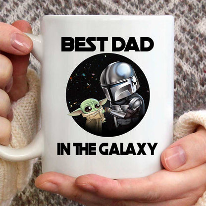 Best Dad In The Galaxy - Personalized Father's Day The Force Mug