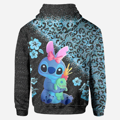 Ohana Means Family - Personalized Hoodie and Leggings