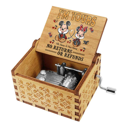 I'm Yours - Personalized Mouse Hand Crank Music Box
