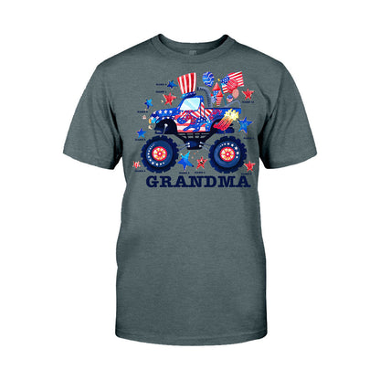 Grandma - Personalized Independence Day T-shirt and Hoodie