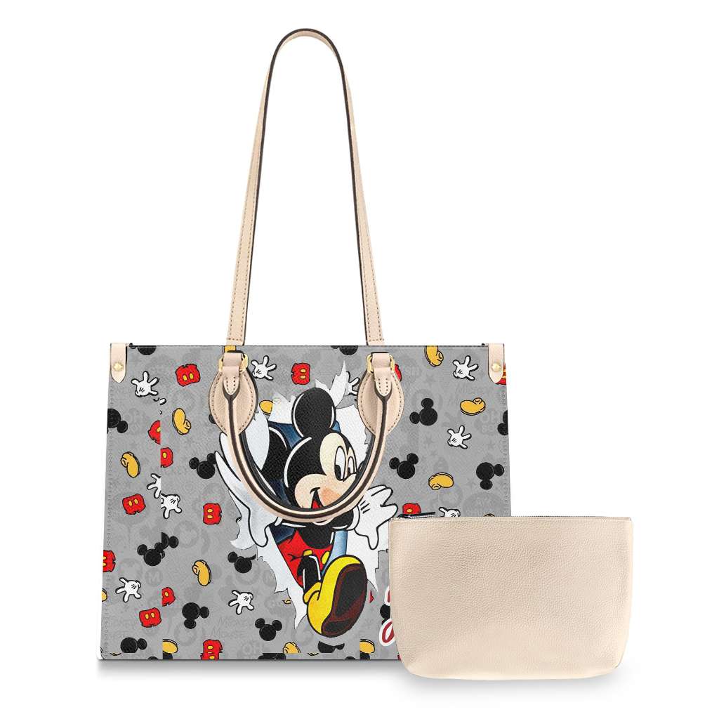 I Will Never Be Too Old For Magic - Personalized Mouse Leather Handbag
