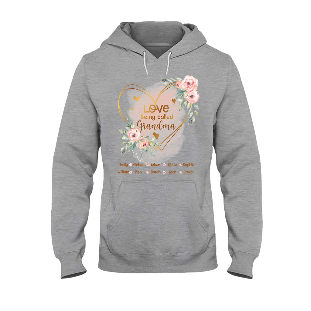 Love Being Called Grandma - Personalized Grandma T-shirt and Hoodie