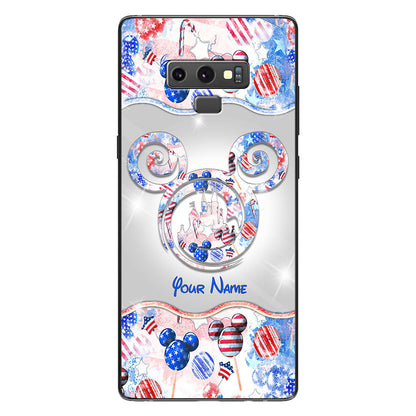 Happy 4th Of July - Personalized Independence Day Mouse Phone Case