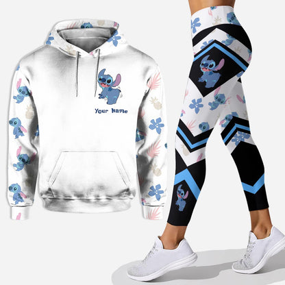 You Can Talk Behind My Back - Personalized Ohana Hoodie And Leggings