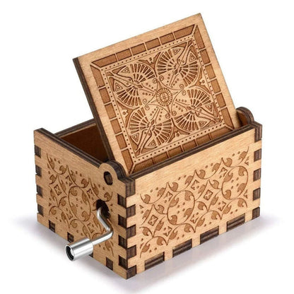 To The Moon And Back - Personalized Mouse Hand Crank Music Box