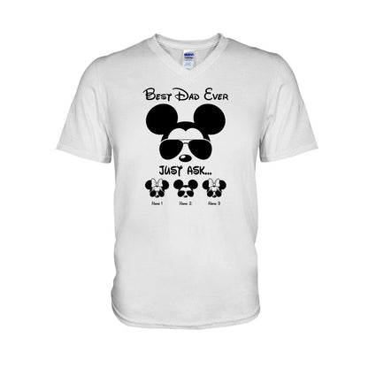 Best Dad Ever - Personalized Father's Day Mouse T-shirt and Hoodie