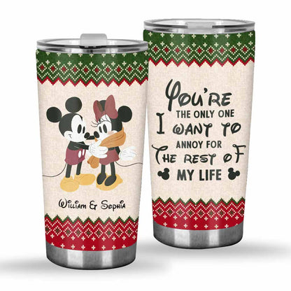 You're The Only One - Personalized Couple Mouse Tumbler