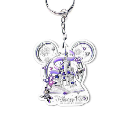 100 Years Of Wonder - Mouse Transparent Keychain