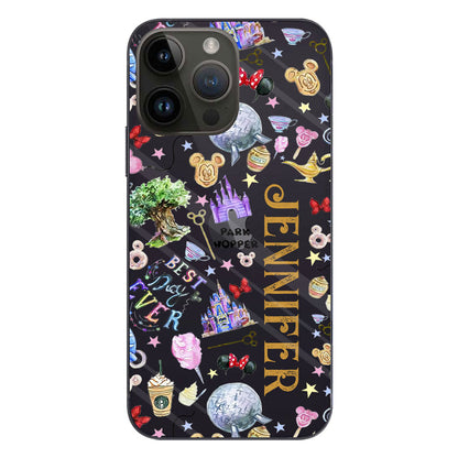 Lovely Mouse Ears - Personalized Mouse Clear Phone Case