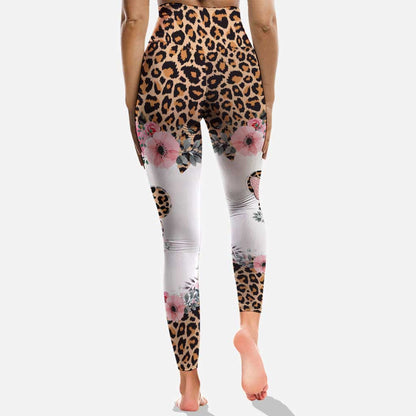Leopard Mouse Ears - Personalized Mother's Day Hoodie And Leggings