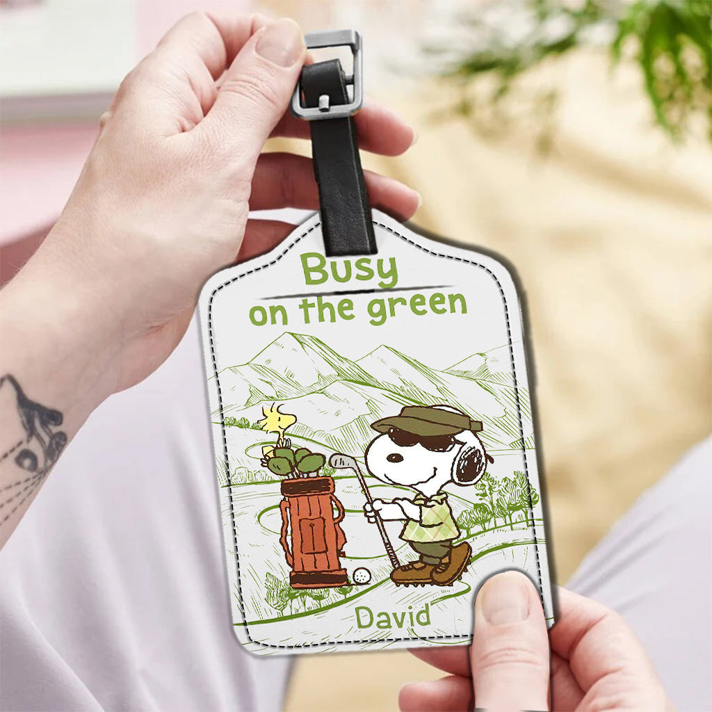 Fueled By - Personalized Leather Luggage Tag