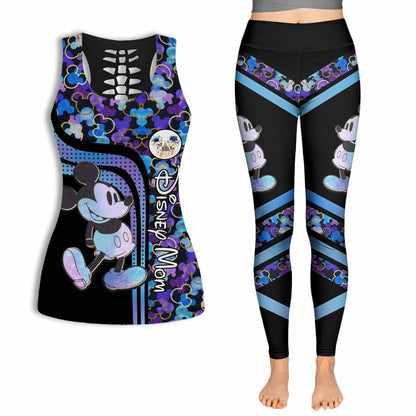 We're Never Too Old For Magic 50 Years Anniversary - Personalized Mouse Hollow Tank Top And Leggings
