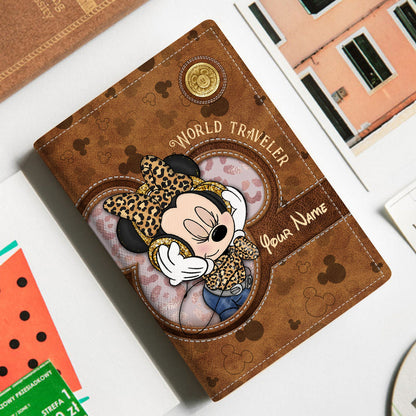 World Traveler - Personalized Mouse Passport Holder