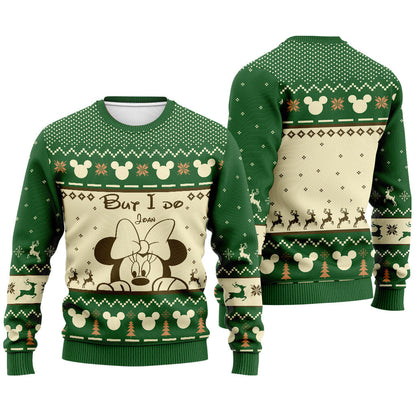 I Don't Do Matching Sweaters - Personalized Christmas Mouse Sweater