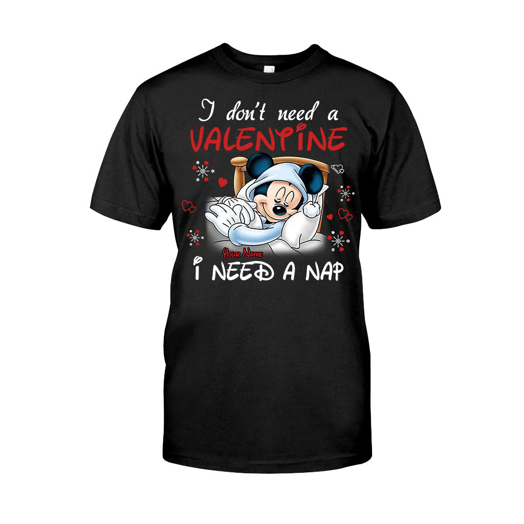 I Don't Need A Valentine - Personalized Valentine Mouse T-shirt and Hoodie