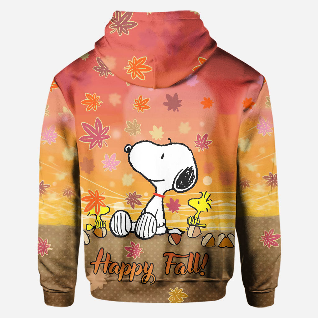 Happy Fall All Over Shirt 0823