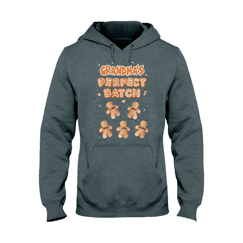 Grandma’s Perfect Batch - Personalized Christmas Grandma T-shirt and Hoodie