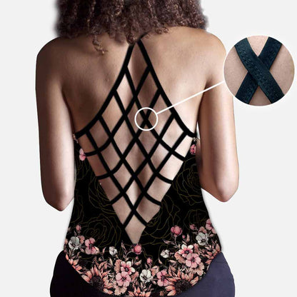 Magic Mouse Ears - Personalized Cross Tank Top and Leggings