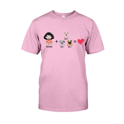 Me With The Dogs - Personalized Dog T-shirt and Hoodie