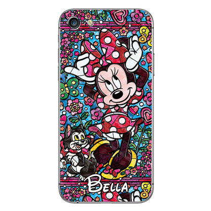 Stained Glass Mouse - Personalized Mouse Phone case
